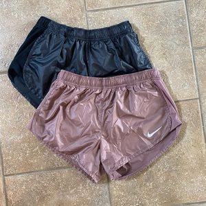Nike Metallic Short - Rose gold & Black